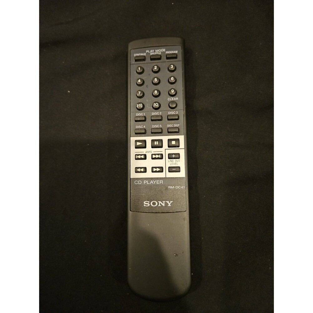 Sony OEM Remote Control RM-DC41 For CDP-CE405 CDP-C250Z Multi-CD Player ~ WORKS!